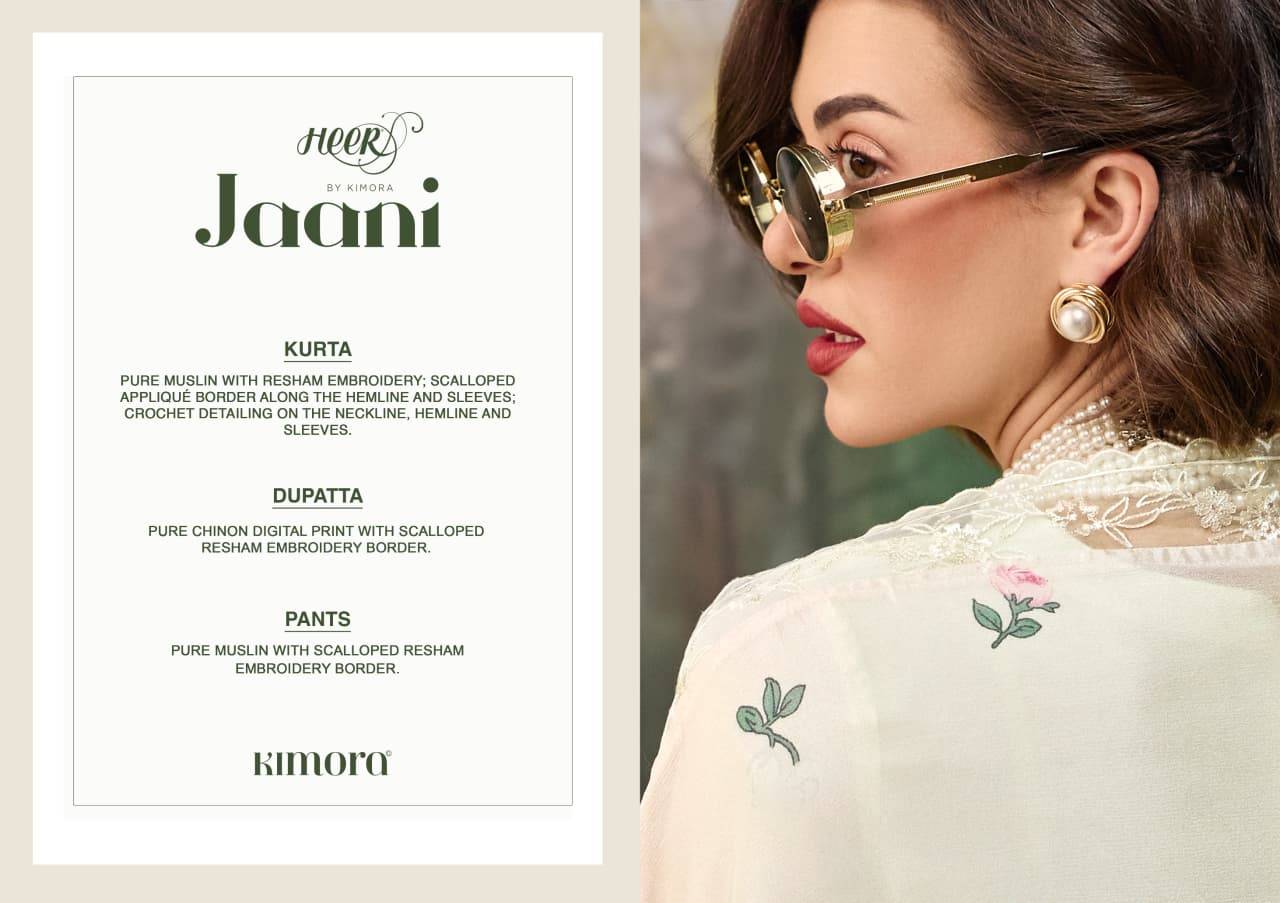 Jaani By Kimora suit 0121 to 0126 Series Stylish Beautiful Colourful Pure Muslin Dresses At Wholesale Price